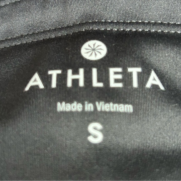 Athleta Asym Mesh Sonar Honeycomb Print Leggings - Size S - Picture 9 of 12